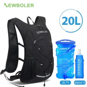 20L Cycling Lightweight Hydration Backpack Outdoor Sport Camping Climbing Mountaineering Rucksack Travel Water Bag 500ML/2L/3L