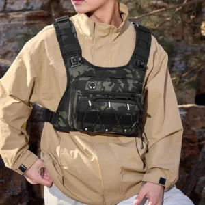 Running Chest Pack Hydration Vest For Cycling Hiking Bicycle Race Marathon Bag Men Women Sports Tactical Pouch Camping Backpack