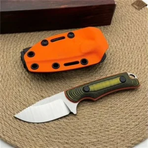 Hidden Canyon Hunter 15017 Fixed Blade Knife 8Cr13Mov Drop Point Blade G10 Handle & K Sheath Tactical Hunting Outdoor Knife EDC