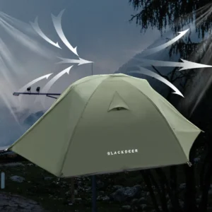 Blackdeer Archeos 2-3 People Backpacking Tent Outdoor Camping 4 Season Winter Skirt Tent Double Layer Waterproof Hiking Survival