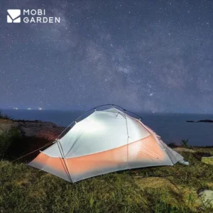 MOBI GARDEN Light-Riding EXO Ultralight Camping Tent 1/2 Person Winter Outdoor Portable Travel Hiking Tent 20D Nylon Waterproof