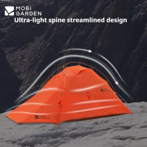 MOBI GARDEN Camping Tent 15D 20D 30D 68D Nylon Ultralight Outdoor Hiking Travel Backpacking Trekking Tent 1/2 Person Portable