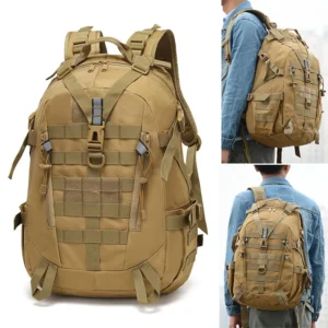 Camping Backpack Men's Bag Travel Bags Tactical Molle Climbing Rucksack Hiking Outdoor Reflective Shoulder Fishing Laptop Bag