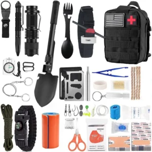 Molle Outdoor IFAK First Aid Kit Full Set - Portable Trauma Emergency Bag for Camping Hiking Survival Gear Defense Equipment