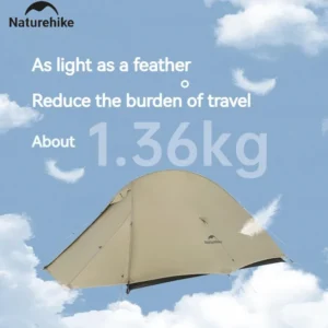 Naturehike Cloud Up Pro Tent 1/2 Person 20D Nylon Double Layers Ultralight Waterproof Travel Hiking Backpacking Shelter Tent