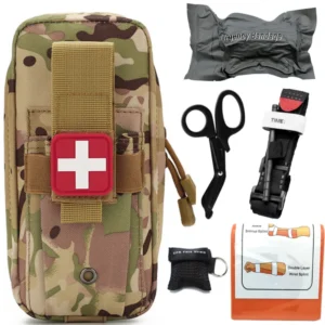 Tactical First Aid Kit Medical Pouch EMT Camping Gear Molle For Trauma Tourniquet Bandage Emergency Survival Gear