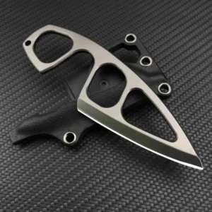 Boker Mini Pocket EDC Necklace Small Fixed Blade Knife 440C Steel Handle with ABS Sheath Outdoor Tactical Survival Knives