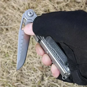 SWISS TECH 11 in 1 Mini Multitool Knife with Clip Folding EDC Outdoor Camping Survival Tools Scissors Screwdriver 2025 New