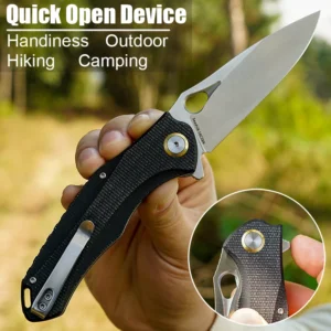 VNLA 14C28N Blade keenness Folding Knife Pocketknives Fishing Tool Knife for Bushcraft Survival Outdoor Camping Hunting Knife